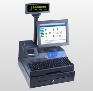 All in one POS system for Supermarsots - GS-376 POS system-Complete Set